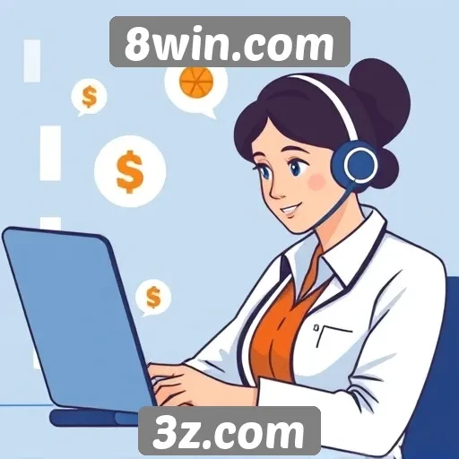Como funciona o suporte ao cliente em 8win.com