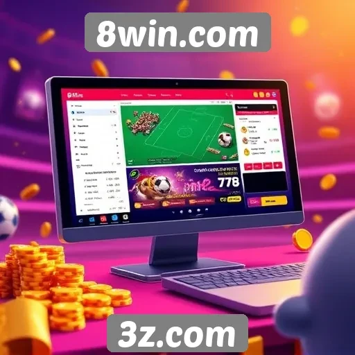 Destaques da interface de usuário do 8win.com